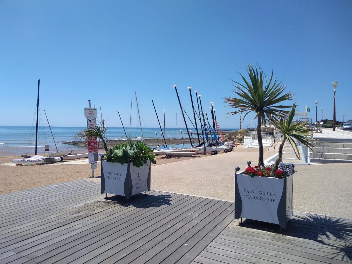 Maison Boisvinet Saint-Gilles-Croix-De-Vie, 4-5 P, Belle Cour Interieure, 200M Plage Exterior photo